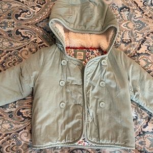 Adorable Baby Boden 2-3yr coat with beautiful lining